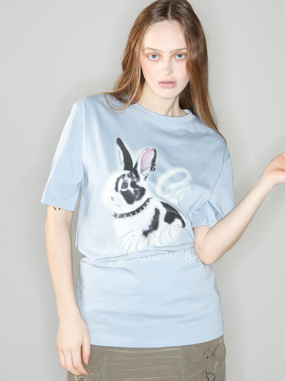 2000 Archives PIERCED BUNNY T SHIRTS (BLUE)