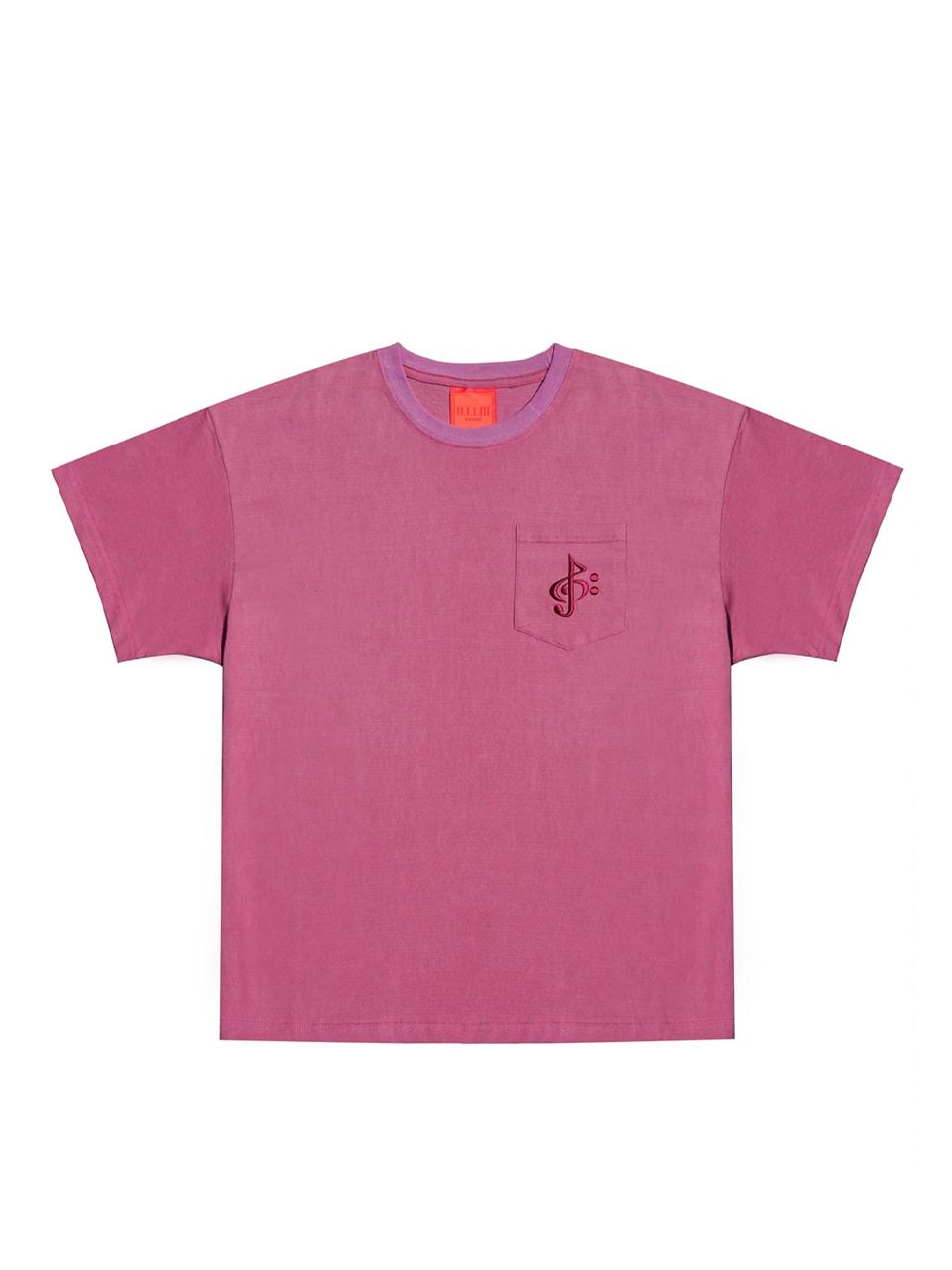 2113 studio Logo pocket T-shirts Pink