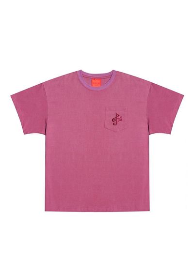 2113 studio Logo pocket T-shirts Pink