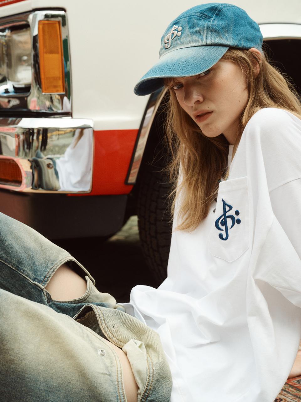 2113 studio Logo pocket T-shirts White