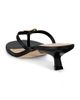 22élevé Women's 40MM Leather Kitten-Heel Sandals - 3