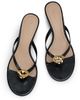 22élevé Women's 40MM Leather Kitten-Heel Sandals - 4