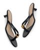 22élevé Women's 40MM Leather Kitten-Heel Sandals - 6