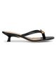 22élevé Women's 40MM Leather Kitten-Heel Sandals - 7
