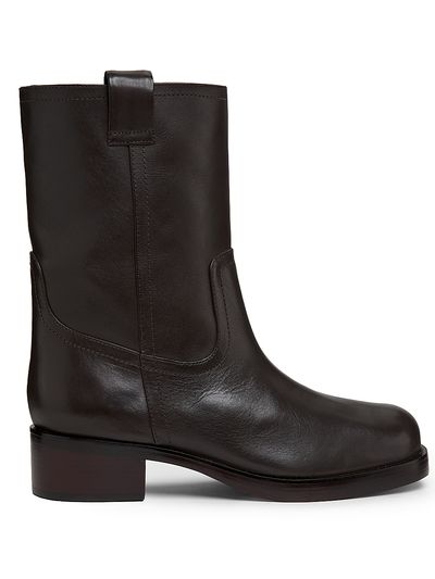 22élevé Women's 40MM Leather Motorcycle Boots