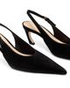 22élevé Women's 65MM Suede Curved-Heel Pumps - 2