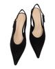 22élevé Women's 65MM Suede Curved-Heel Pumps - 4