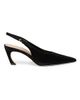 22élevé Women's 65MM Suede Curved-Heel Pumps - 7