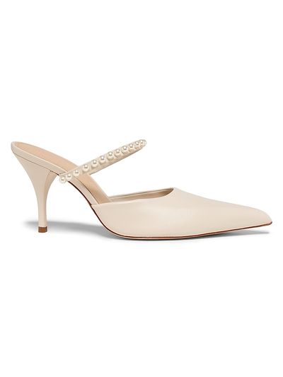 22élevé - Women's 85MM Embellished Leather Mules