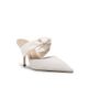 22élevé Women's Bow-Detailed 85MM Satin Mules - 2