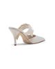 22élevé Women's Bow-Detailed 85MM Satin Mules - 3