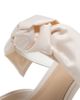 22élevé Women's Bow-Detailed 85MM Satin Mules - 5