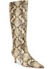 22élevé Women's Croc-Embossed Leather Kitten-Heel Boots - 2