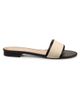 22élevé Women's Leather-Trim Linen Flat Sandals - 1