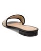 22élevé Women's Leather-Trim Linen Flat Sandals - 3
