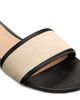 22élevé Women's Leather-Trim Linen Flat Sandals - 5