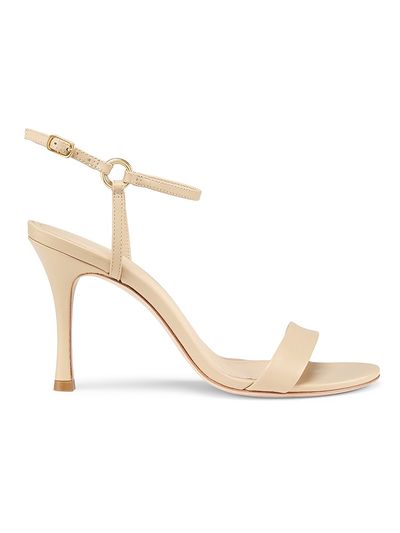 22élevé - Women's Ring-Detailed Leather Sandals