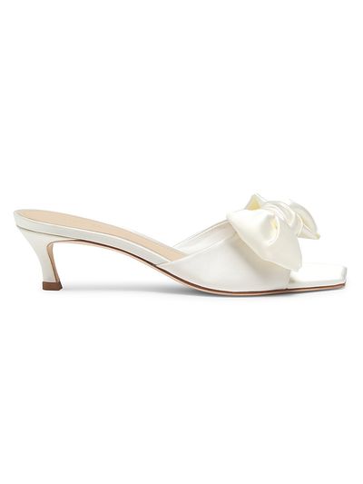 22élevé Women's Satin Bow Mules