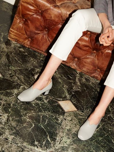 23.5 T002 V-Loafer Light Grey (5cm)