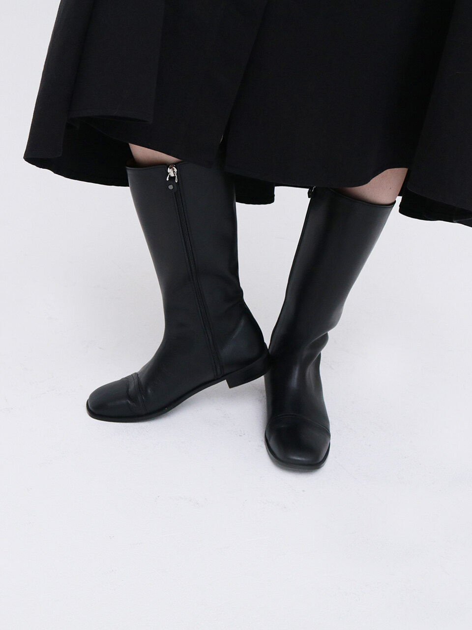 23.5 T026 Half Boots Black (2.5cm)
