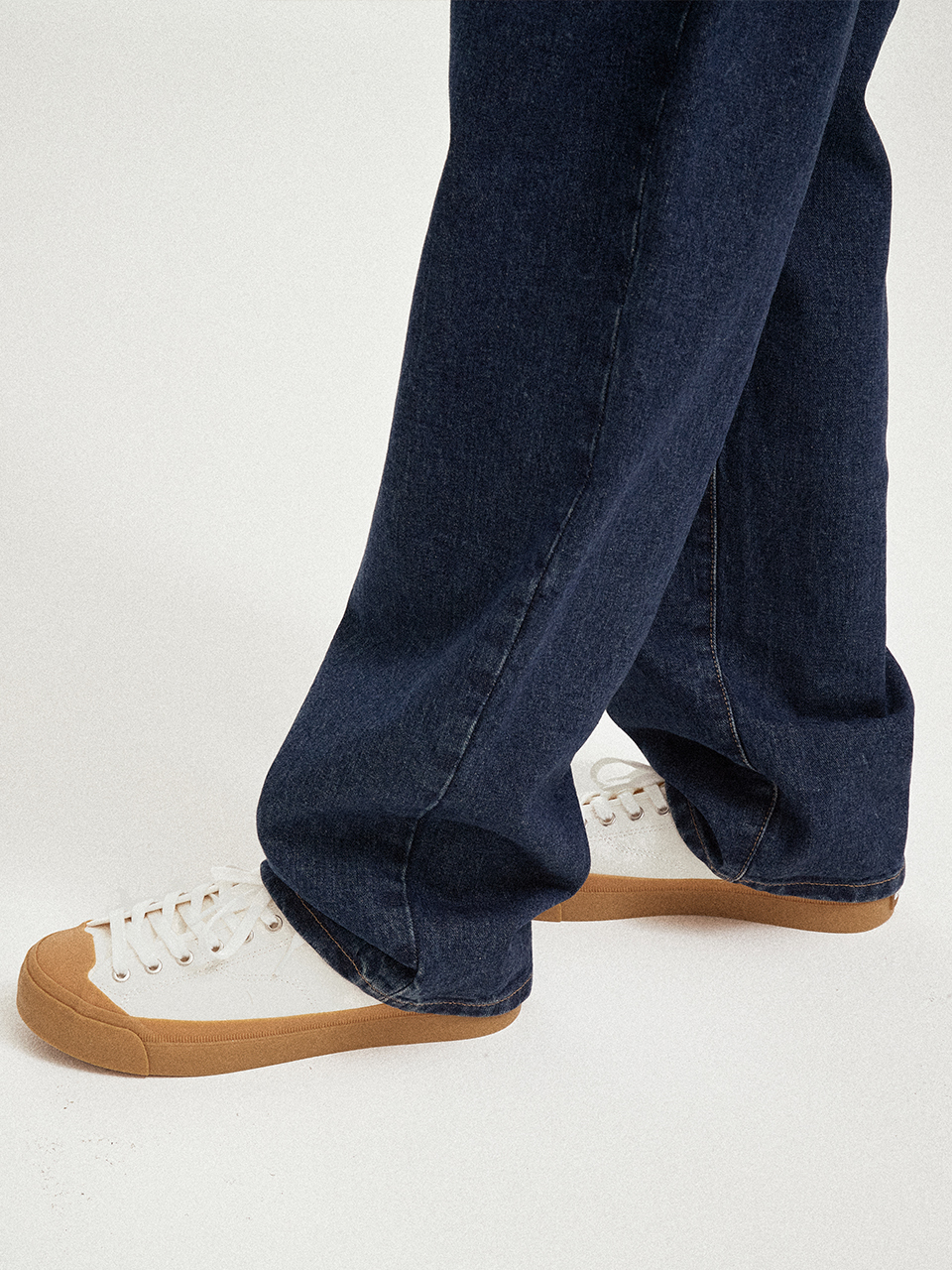 23.65 Plico Sneakers_White / Camel