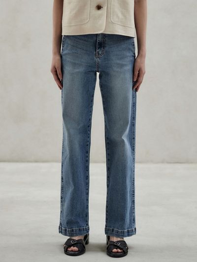 24/7 series for Women Straight Long Length Jeans_Light Blue