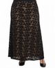 24seven Comfort Apparel 24seven Comfort Apparel 24seven Comfort Elevate Curvy Elegant Lace Elastic Waist Maxi Skirt - 1