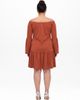 24seven Comfort Apparel 24seven Comfort Apparel 24seven Comfort Elevate Curvy Off the Shoulder Bell Sleeve Mini Dress - 3