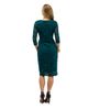 24seven Comfort Apparel 24seven Comfort Apparel 24seven Comfort Elevate Womens Lace Wrap Dress with Three-Quarter Sleeves - 3