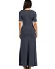 24seven Comfort Apparel 24seven Comfort Apparel Casual Maternity Maxi Dress With Sleeves - 3