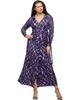 24seven Comfort Apparel 24seven Comfort Apparel Collared Wrap Maxi Dress - 1