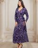 24seven Comfort Apparel 24seven Comfort Apparel Collared Wrap Maxi Dress - 2