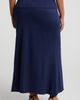 24seven Comfort Apparel 24seven Comfort Apparel Comfortable Foldover Skirt - 2