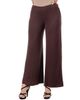 24seven Comfort Apparel 24seven Comfort Apparel Comfortable Solid Color Palazzo Pants - 1