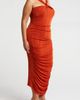 24seven Comfort Apparel 24seven Comfort Apparel Cross Neck Stretch Body-Con Dress - 3