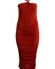 24seven Comfort Apparel 24seven Comfort Apparel Cross Neck Stretch Body-Con Dress - 5