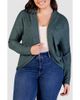 24seven Comfort Apparel 24seven Comfort Apparel Curved Hem Bolero Jacket - 1