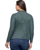 24seven Comfort Apparel 24seven Comfort Apparel Curved Hem Open Front Long Womens Bolero Shrug - 3
