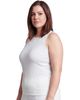 24seven Comfort Apparel 24seven Comfort Apparel Curvy Basic Ribbed Knit Round Neck Sleeveless Tank Top - 2