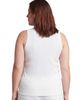 24seven Comfort Apparel 24seven Comfort Apparel Curvy Basic Ribbed Knit Round Neck Sleeveless Tank Top - 3