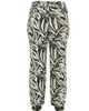 24seven Comfort Apparel 24seven Comfort Apparel Curvy Essential Abstract Print Foldover Waist Wide Leg Pants - 3