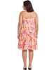 24seven Comfort Apparel 24seven Comfort Apparel Curvy Essential Floral Print Scoop Neck Spaghetti Strap Pocket A-Line Mini Dress - 3