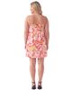 24seven Comfort Apparel 24seven Comfort Apparel Curvy Essential Floral Print Spaghetti Strap Smocked A-Line Pocket Mini Dress - 3