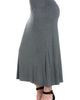 24seven Comfort Apparel 24seven Comfort Apparel Elastic Waist Maxi Skirt - 2