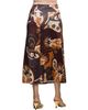 24seven Comfort Apparel 24seven Comfort Apparel Elastic Waist Maxi Skirt Print - 3