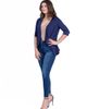 24seven Comfort Apparel 24seven Comfort Apparel Elbow Length Sleeve Open Front Cardigan - 2
