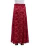 24seven Comfort Apparel 24seven Comfort Apparel Elevate Womens Elegant Lace Elastic Waist Maxi Skirt - 3