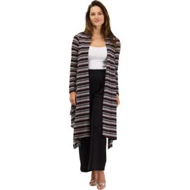 24seven Comfort Apparel 24seven Comfort Apparel Essential Womens Open Front Long Sleeves Cardigan Jacket