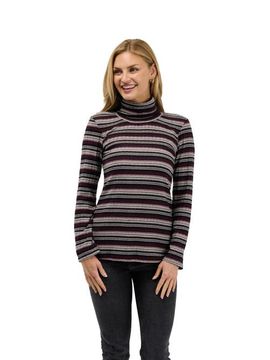 24seven Comfort Apparel 24seven Comfort Apparel Essential Womens Turtle Neck Long Sleeve Top