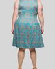 24seven Comfort Apparel 24seven Comfort Apparel Filigree Print Fit & Flare Dress - 2
